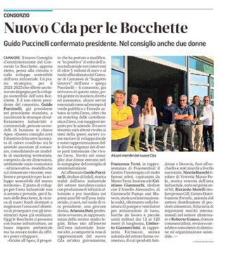 Nuovo Cda per le Bocchette